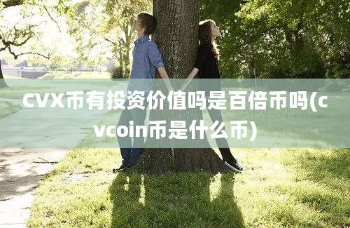 CVX币有投资价值吗是百倍币吗(cvcoin币是什么币)