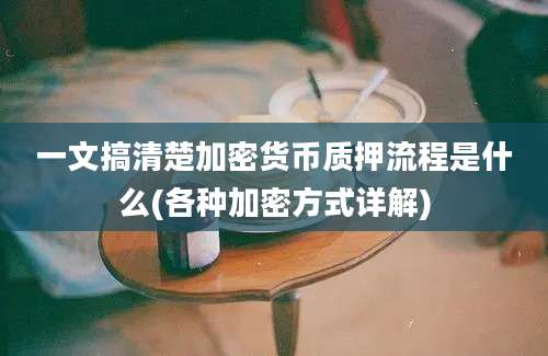 一文搞清楚加密货币质押流程是什么(各种加密方式详解)