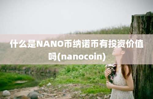 什么是NANO币纳诺币有投资价值吗(nanocoin)