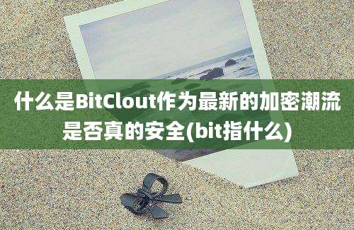 什么是BitClout作为最新的加密潮流是否真的安全(bit指什么)