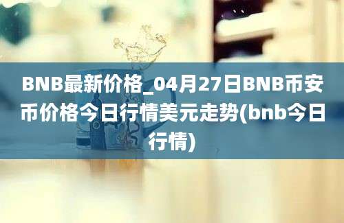 BNB最新价格_04月27日BNB币安币价格今日行情美元走势(bnb今日行情)