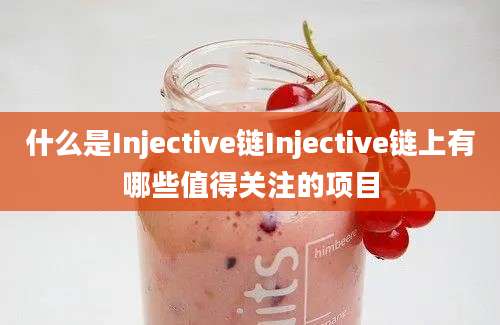 什么是Injective链Injective链上有哪些值得关注的项目