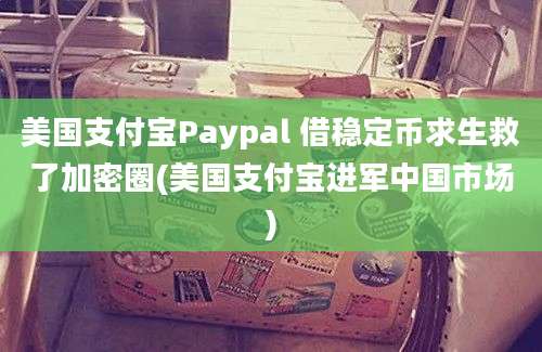 美国支付宝Paypal 借稳定币求生救了加密圈(美国支付宝进军中国市场)