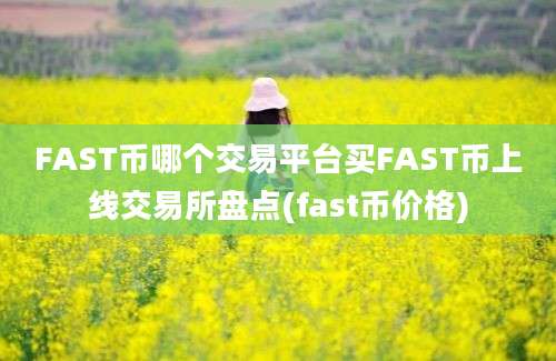 FAST币哪个交易平台买FAST币上线交易所盘点(fast币价格)