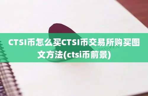 CTSI币怎么买CTSI币交易所购买图文方法(ctsi币前景)