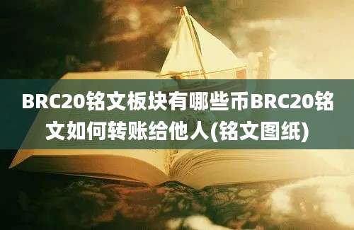 BRC20铭文板块有哪些币BRC20铭文如何转账给他人(铭文图纸)