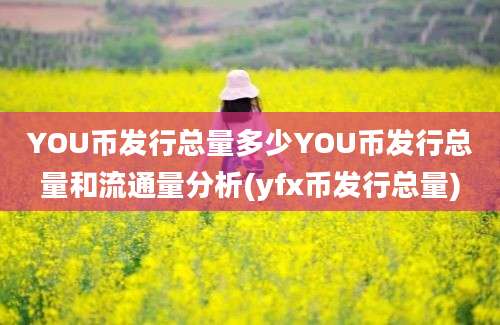 YOU币发行总量多少YOU币发行总量和流通量分析(yfx币发行总量)